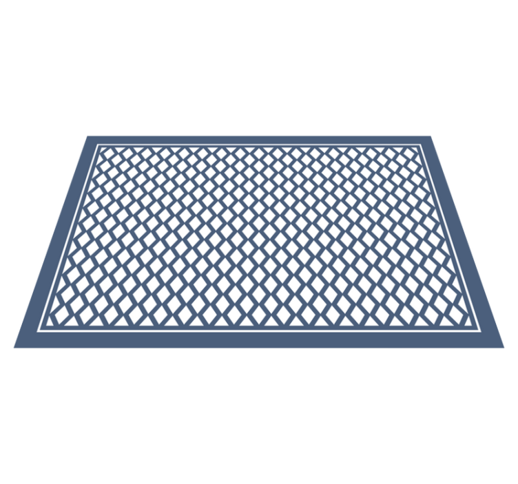 Deimantinio rašto "hampton style" geometriniai stalo padekliukai - „Tenstickers“