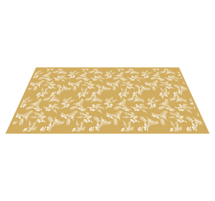 Japoniškas gėlių ir paukščių gyvūnų kilimas - „Tenstickers“