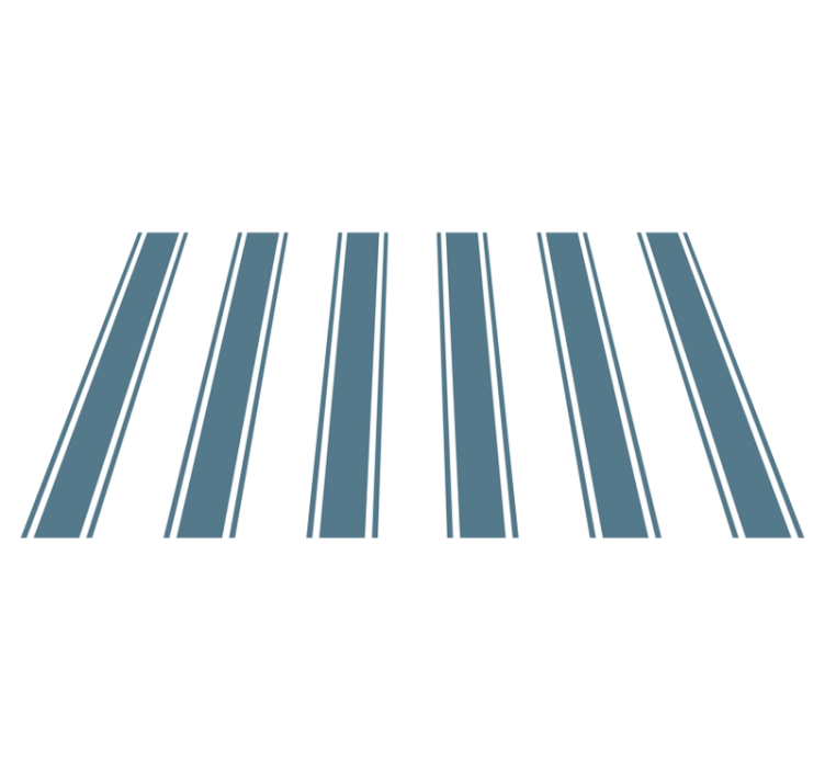 Mėlynų ir baltų "hamptonų" juostelių kilimas - „Tenstickers“