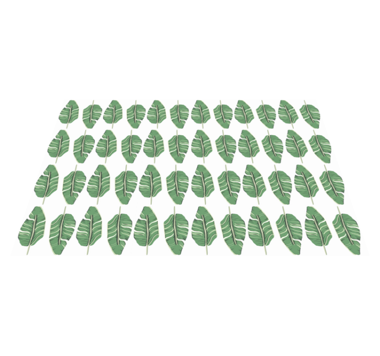 Prabangus lapų motyvas gamtos vinilinis kilimas - „Tenstickers“