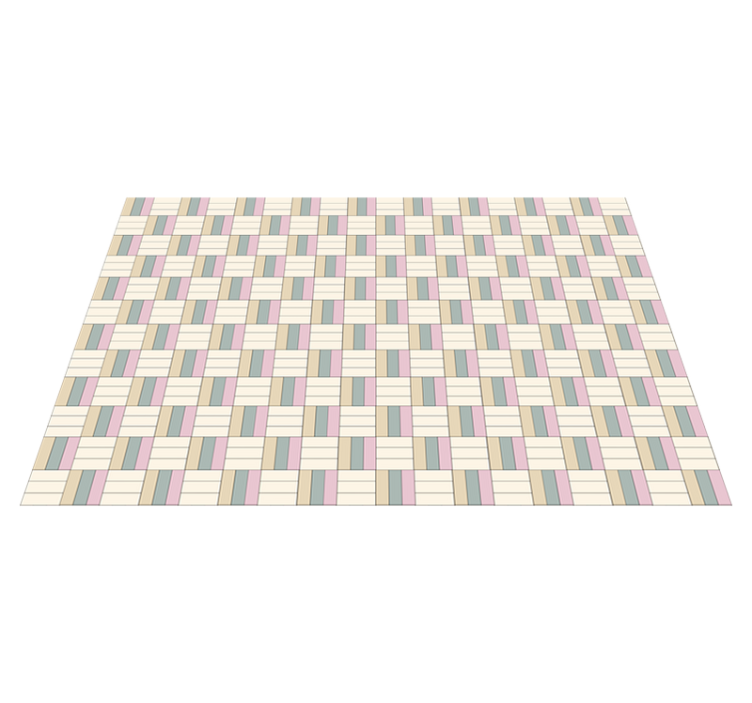 Austi spalvoti blokeliai geometriniai kilimas - „Tenstickers“