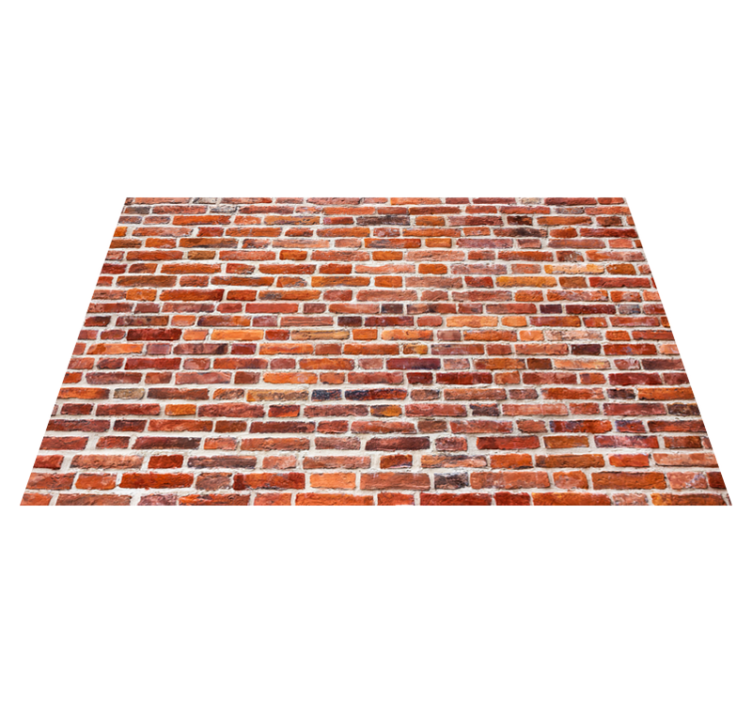 Vinilo kilimėliai su akmenų imitacija kaimiška raudona - „Tenstickers“