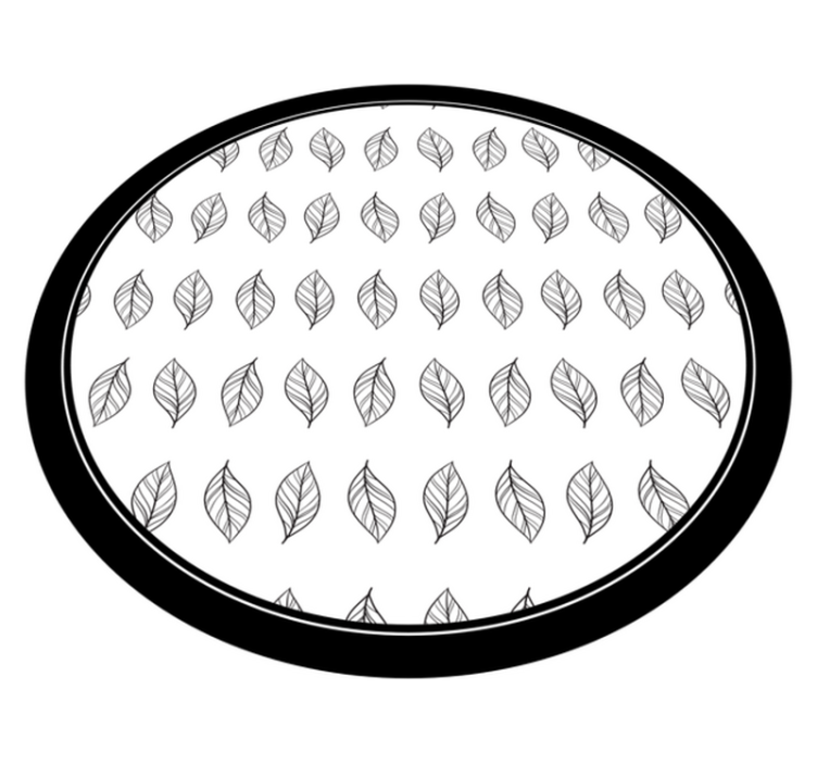 Botaniniai kontūrai gėlių rašto kilimėlis - „Tenstickers“