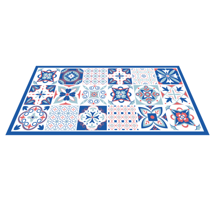 Vinyliniai kilimas su plytelių imitacija ornamental tiles - „Tenstickers“