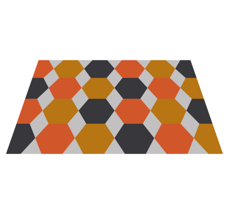 šešiakampis raštas geometriniai kilimas - „Tenstickers“