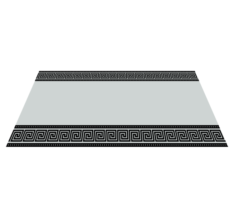 Holivudo-regency graikiško rašto miegamojo kilimėlis - „Tenstickers“