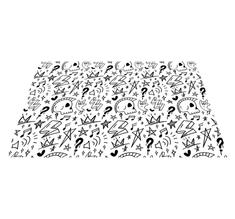 Eklektiški paauglių modeliai paaugliams vinilo kilimėlis - „Tenstickers“