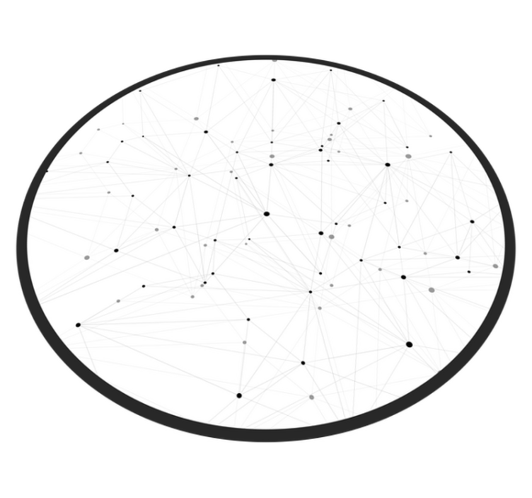 Abstraktus tinklo raštas modernus vinilinis kilimas - „Tenstickers“