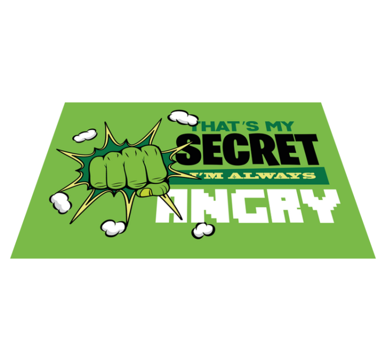 Aš visada pykstu vaikų kilimėlis - „Tenstickers“