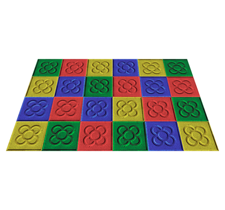 Pop Art Panot Laiškai vinilinis kilimas svetainei - „Tenstickers“