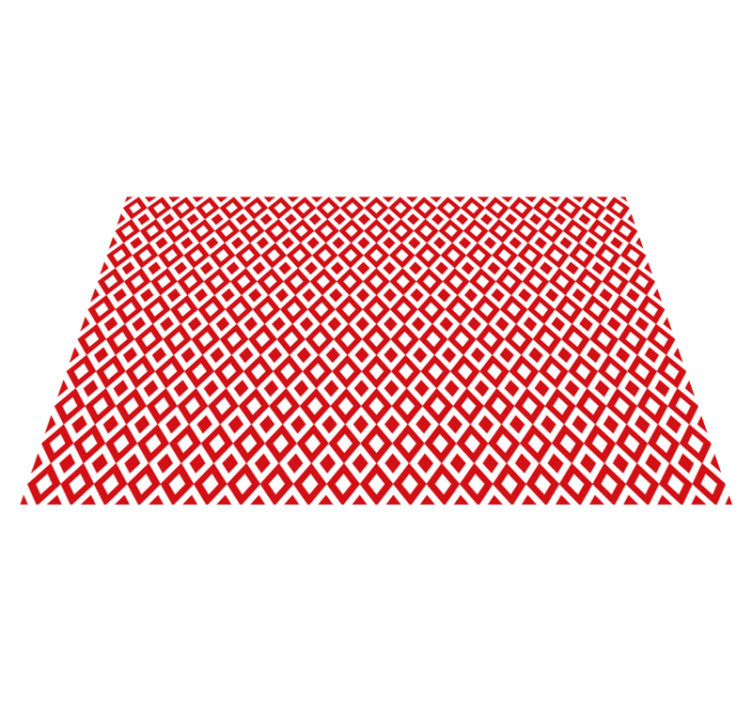 Deimantų motyvas raudonas kilimėlis - „Tenstickers“