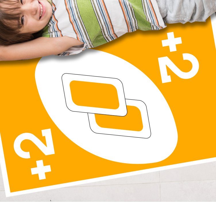 +2 kortelė žaidimų dizaino vinilo kilimėlis - „Tenstickers“