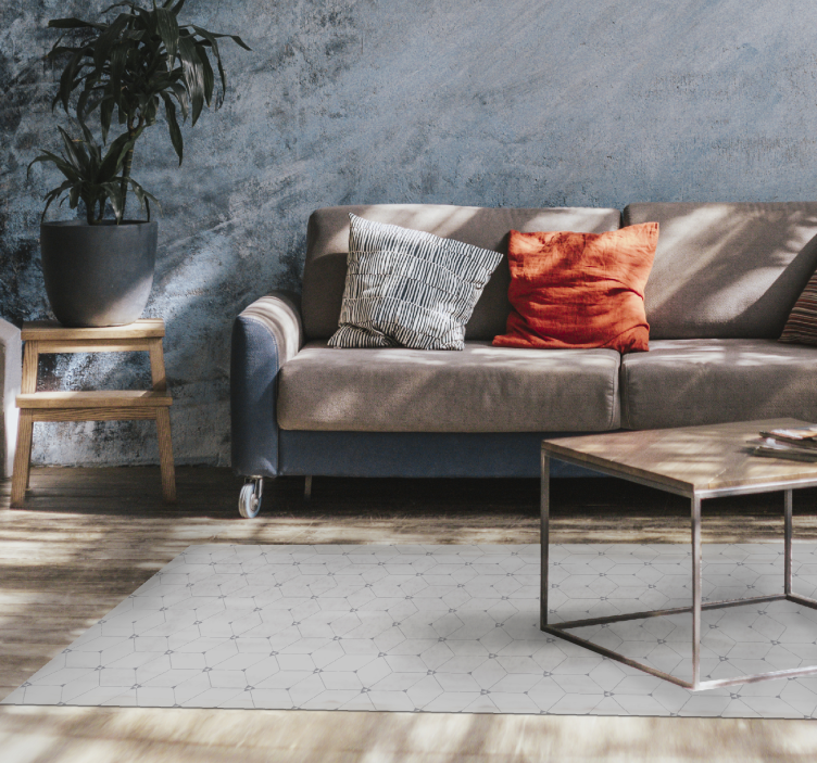 3d kubinis šiuolaikinis vinilo kilimas - „Tenstickers“