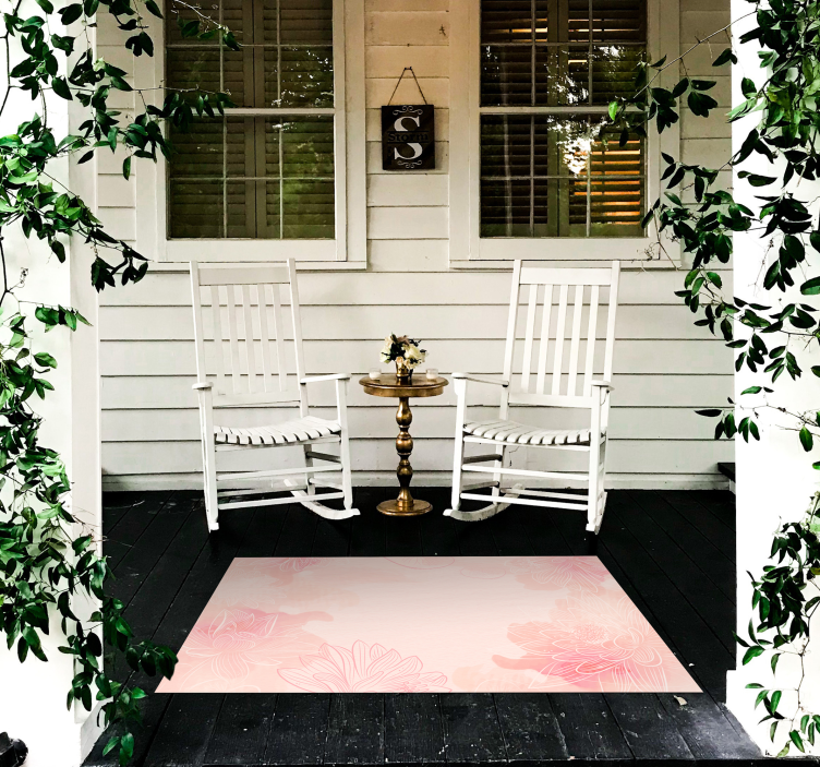 Gėlių ramybė gėlių rašto kilimėlis - „Tenstickers“