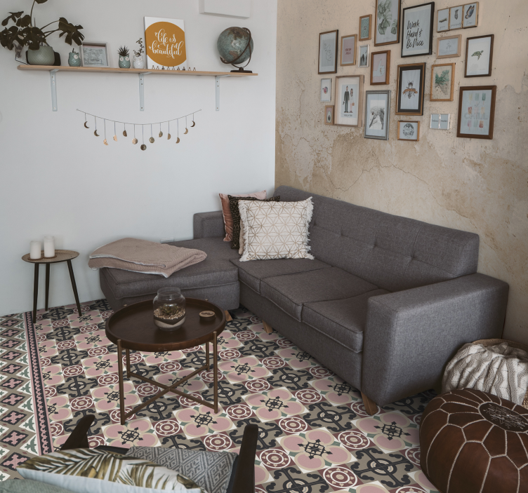 Retro botaninis motyvas kilimas virtuvei - „Tenstickers“