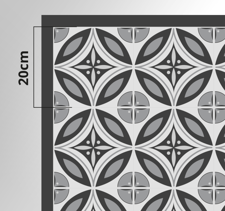 Rafinuotas monochrominis motyvas Marmurinis vinilo kilimas - „Tenstickers“