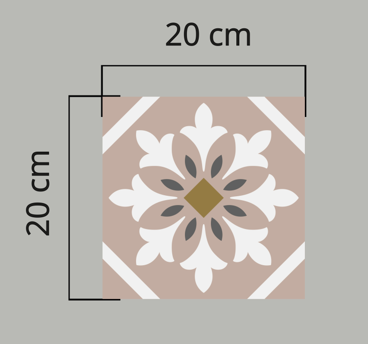 Vinyliniai kilimas su plytelių imitacija raštuotas akcentas - „Tenstickers“