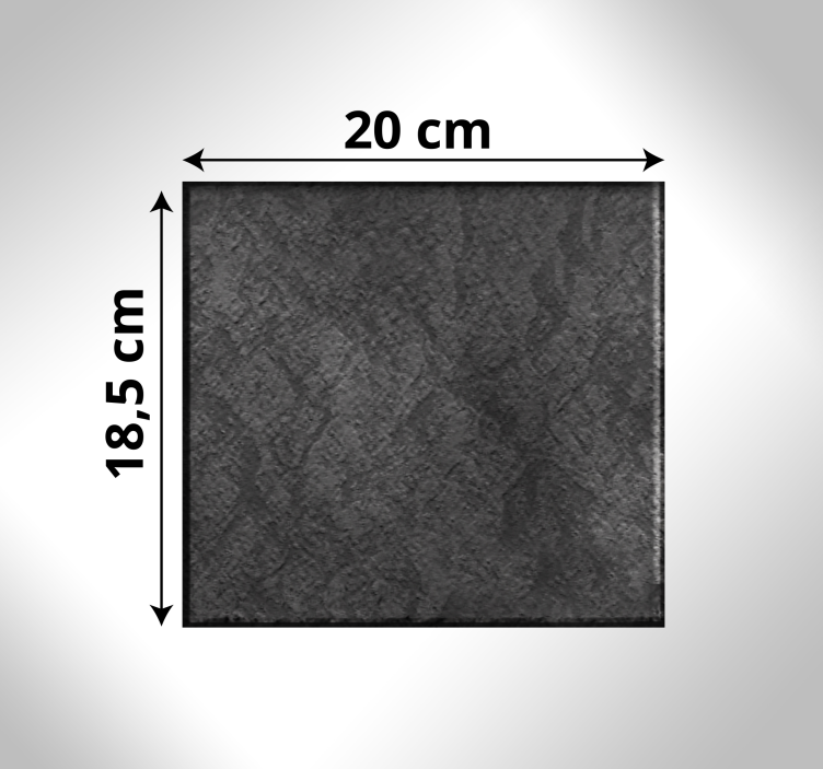 Juodi akmenys plytelėmis iškloti modernus kilimas - „Tenstickers“