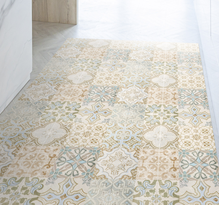 Senas relikvijos ispaniško stiliaus plytelių kilimas - „Tenstickers“