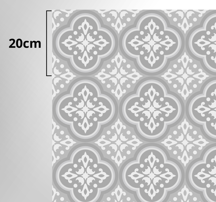 Pilkas portugalų plytelių kilimas - „Tenstickers“