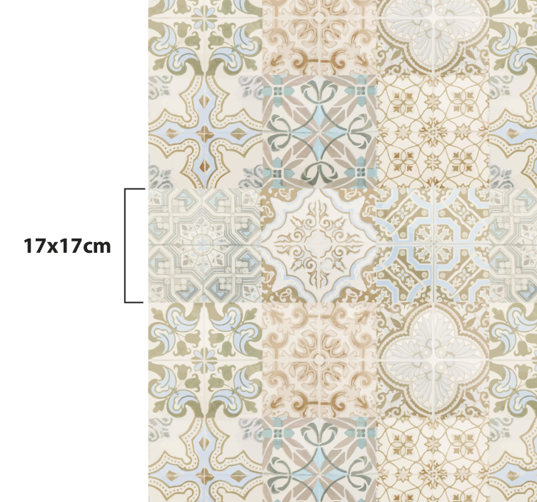 Senas relikvijos ispaniško stiliaus plytelių kilimas - „Tenstickers“