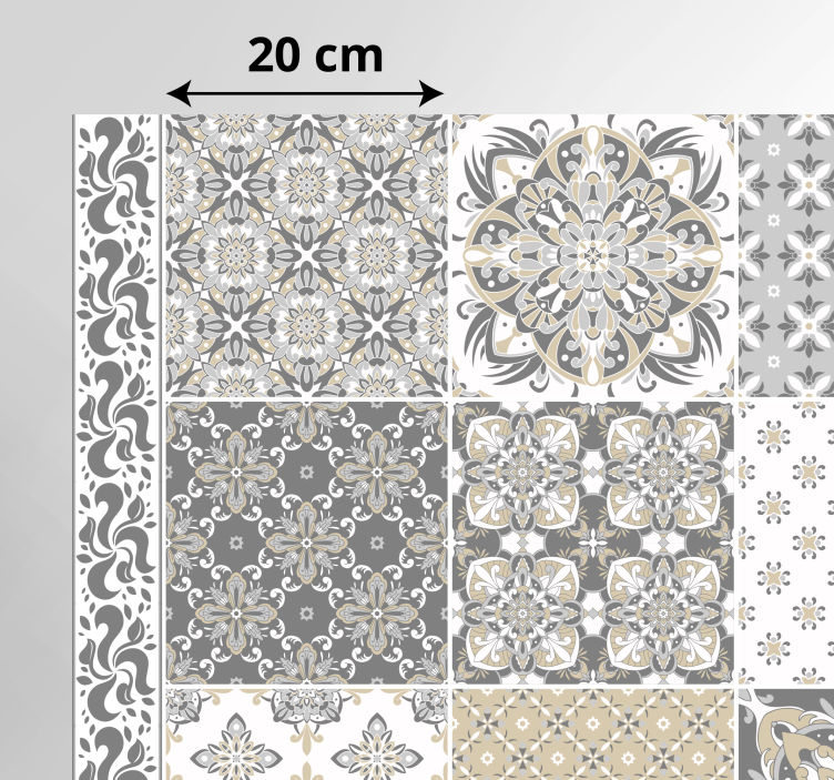 Senovinių plytelių raštų plytelių kilimas - „Tenstickers“