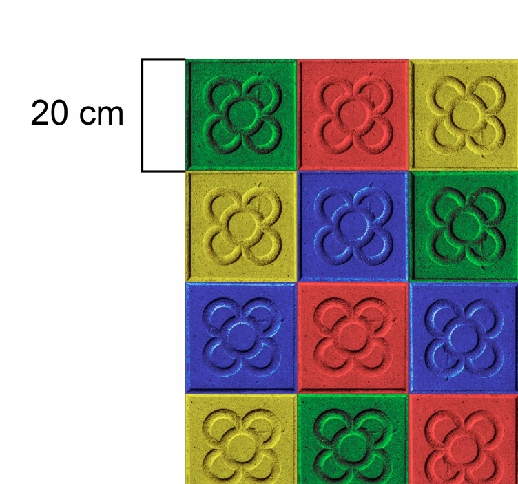 Pop Art Panot Laiškai vinilinis kilimas svetainei - „Tenstickers“