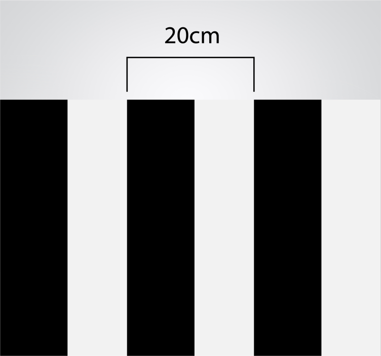 Virtuvinis juodai baltas juosteles vinilinis kilimas - „Tenstickers“