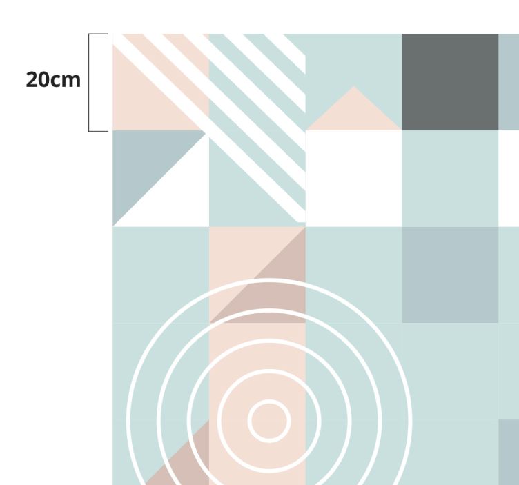 Abstraktus motyvas geometriniai kilimas - „Tenstickers“
