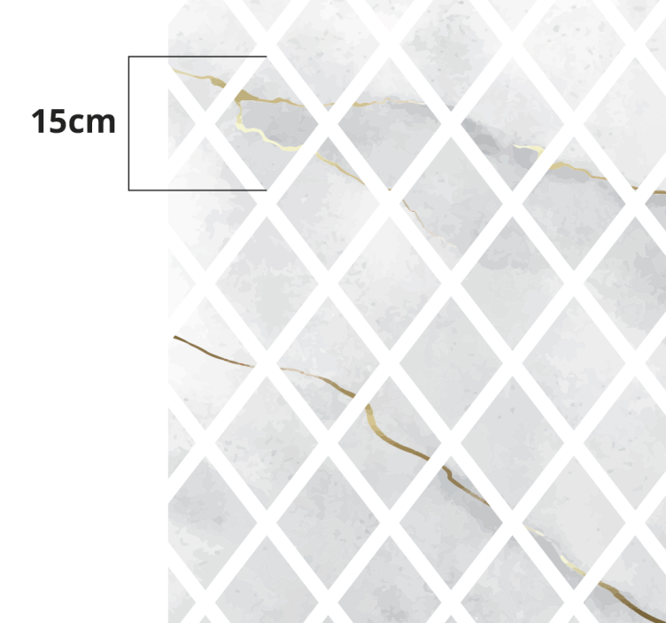 Elegantiškas marmuro raštas kilimas virtuvei - „Tenstickers“