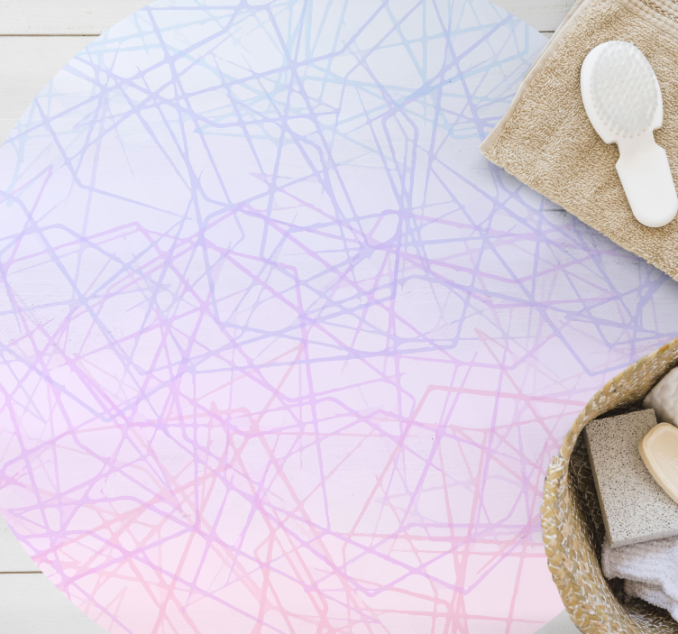 Abstrakčios linijos perdanga tekstūrinis vinilinis kilima - „Tenstickers“