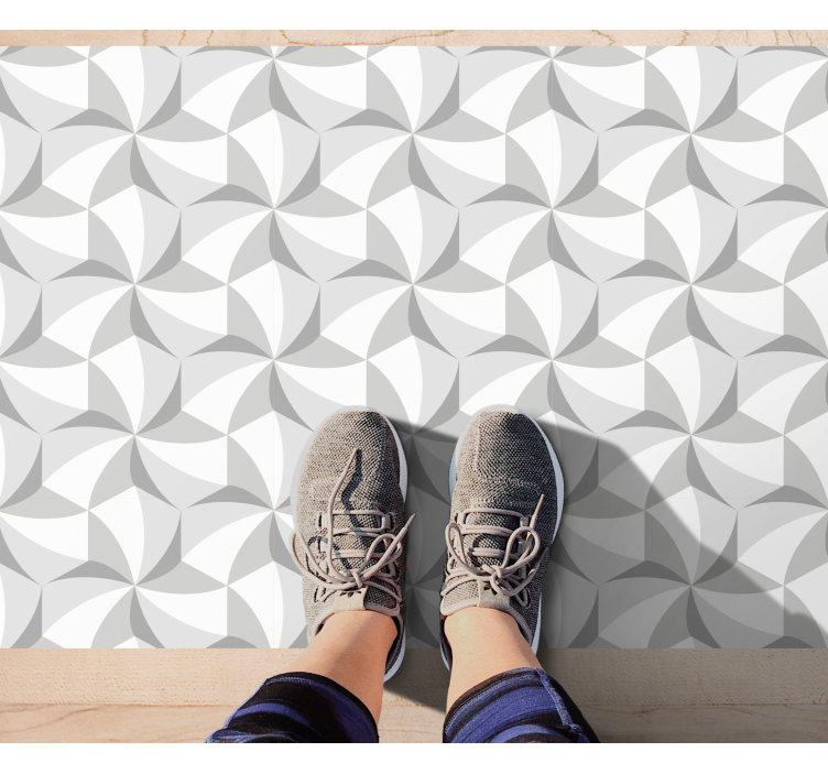 Abstraktus sūkurio modelis geometriniai kilimas - „Tenstickers“