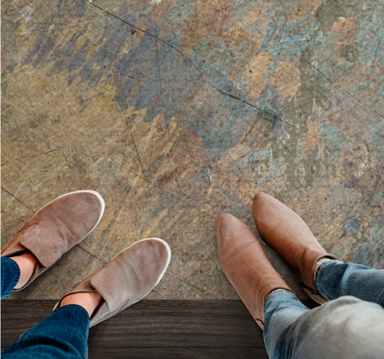 Abstraktus tekstūruotas perdangos sluoksnis vinilo kilimas - „Tenstickers“