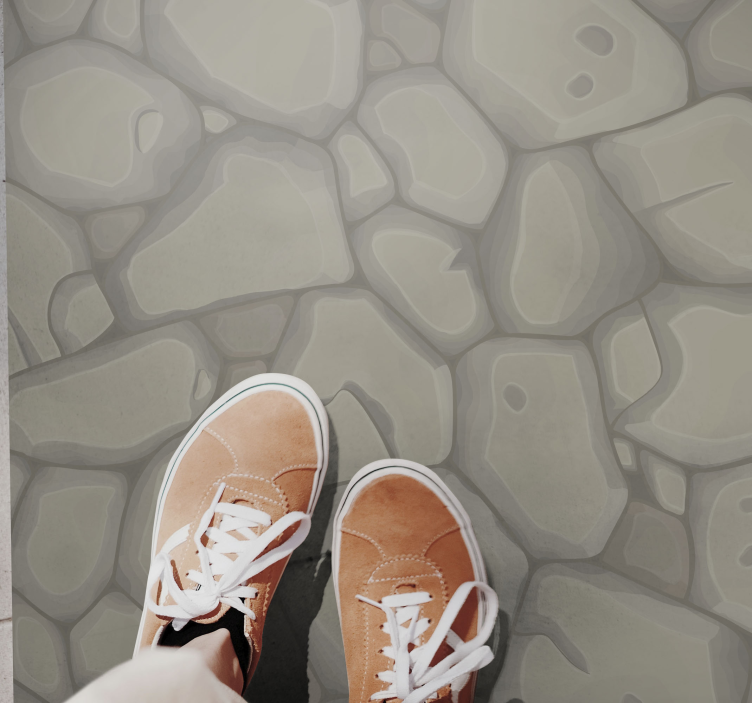 Akmenukų takas vinilo kilimėliai su akmenų imitacija - „Tenstickers“