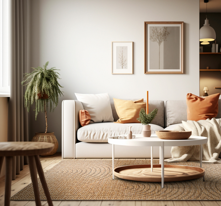 Arkos tekstilio efektas geometriniai kilimas - „Tenstickers“