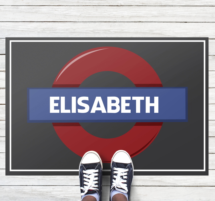 Požeminis ženklas vinyl kilimėlis su vardu - „Tenstickers“