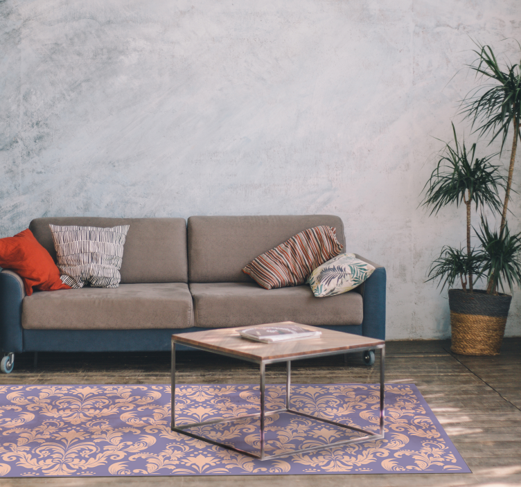 Barokinio rašto detalė tekstūrinis vinilinis kilima - „Tenstickers“