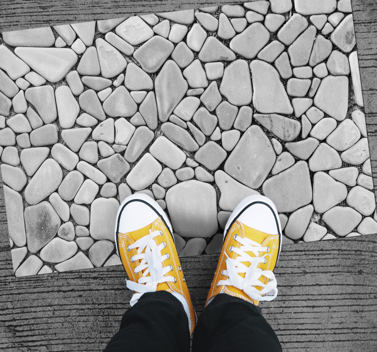 Besiūlės akmens tekstūros akmens grindų plytelės - „Tenstickers“