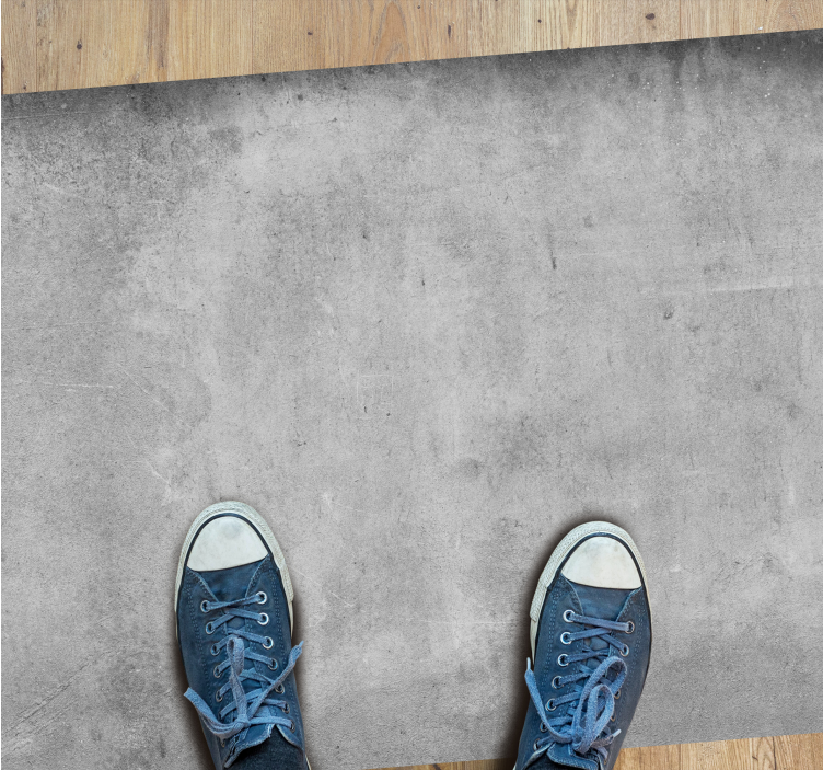 Betono pilkos spalvos atspalvis Marmurinis vinilo kilimas - „Tenstickers“