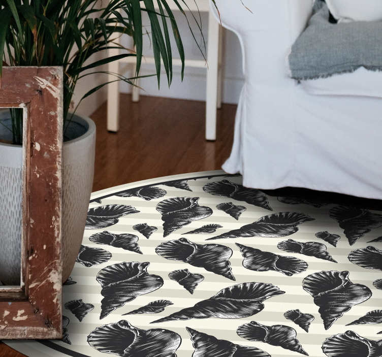 Botaninis lapijos motyvas gėlių rašto kilimėlis - „Tenstickers“