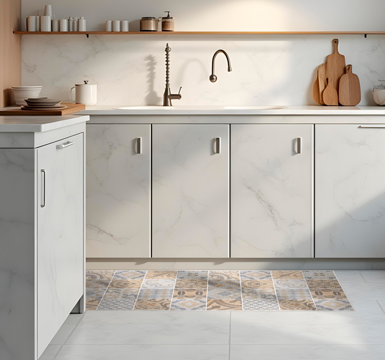 Cemento arancioni kilimas virtuvei - „Tenstickers“