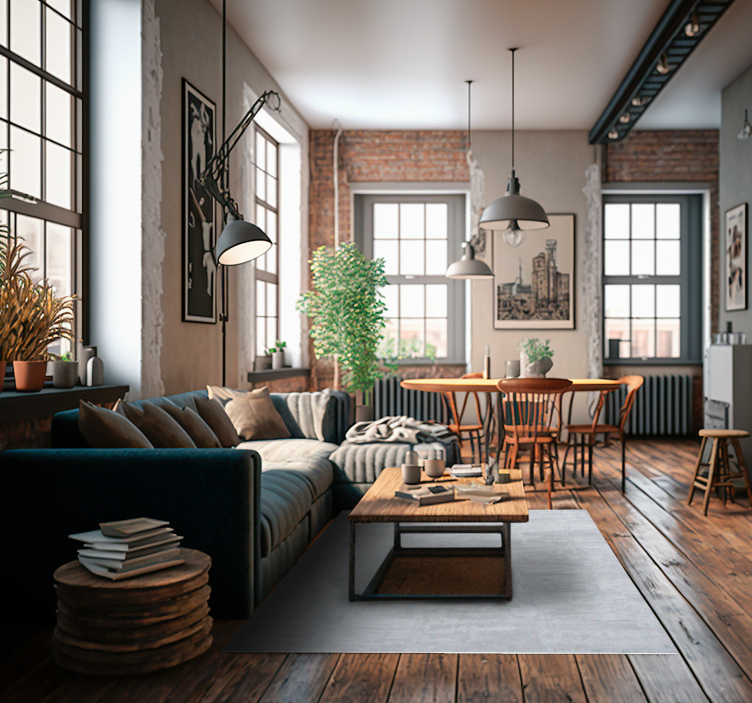 Cemento tekstūros akmens vinilo kilimėlis - „Tenstickers“