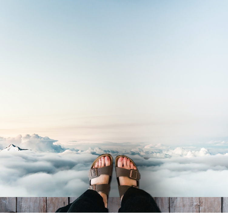 Debesų peizažo ramybė gamtos vinilinis kilimas - „Tenstickers“