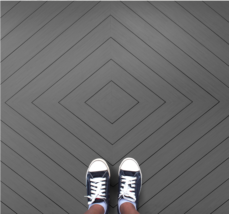 Deimantinio rašto grindys modernus vinilinis kilimas - „Tenstickers“