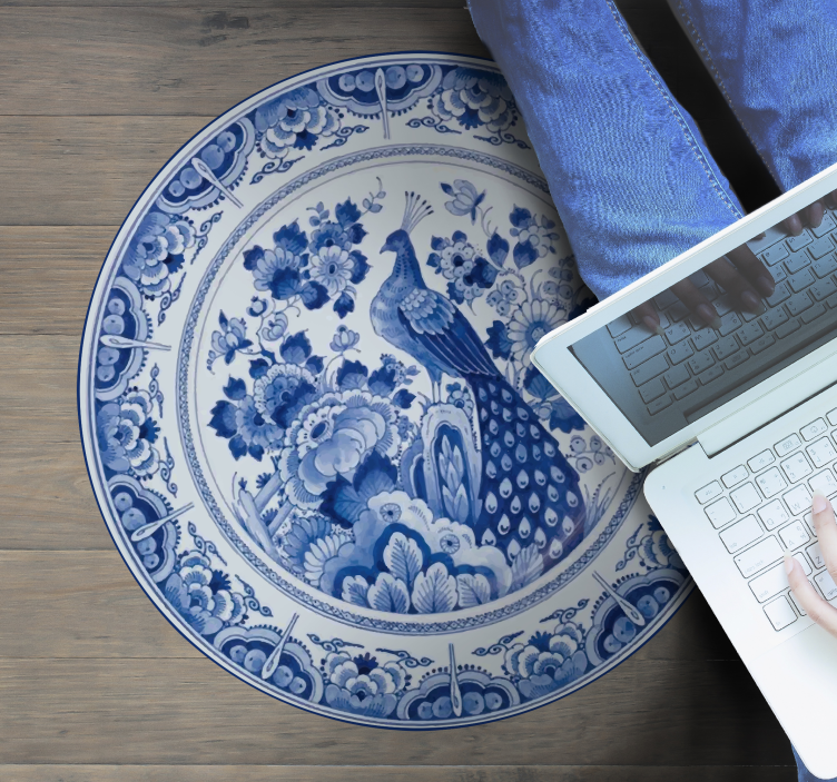 Delftware povo plytelių kilimas - „Tenstickers“