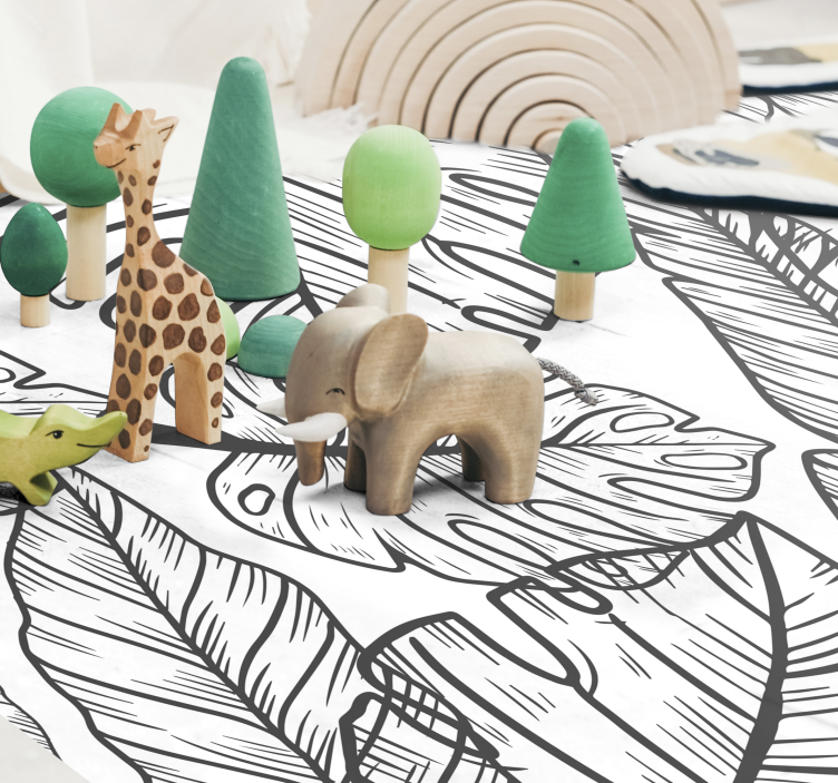 Didelis atostogos gėlės miegamasis vinilo kilimas - „Tenstickers“