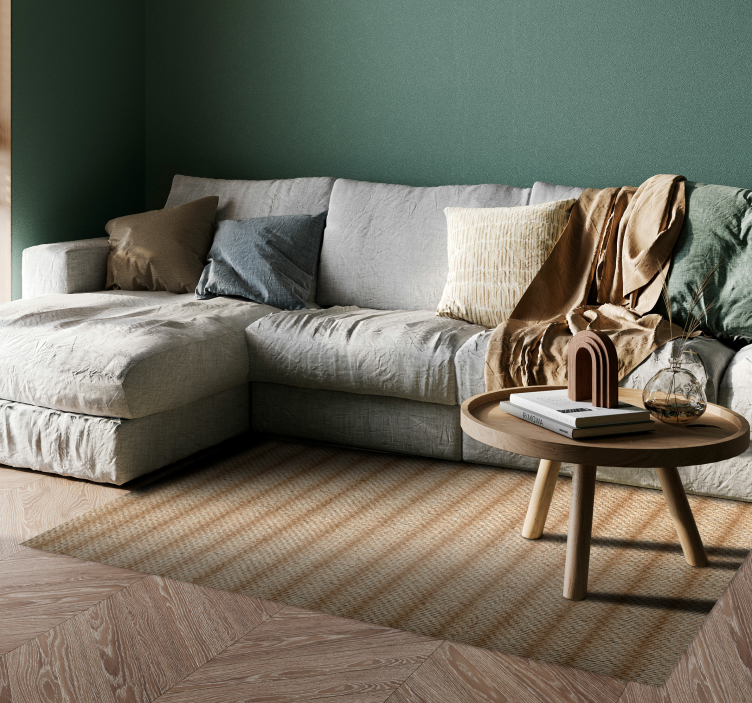 Džiuto tekstūros vinilo kilimas - „Tenstickers“