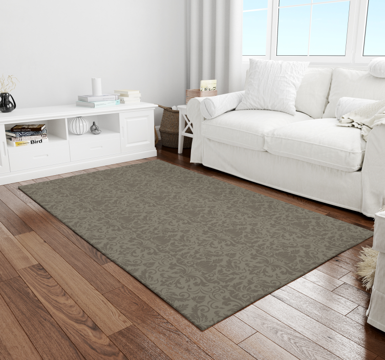 Elegantiškas baroko raštas senoviniai viniliniai kilimas - „Tenstickers“