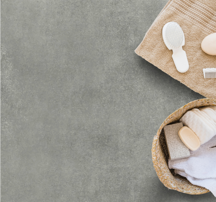 Elegantiškas pilkas paviršius Marmurinis vinilo kilimas - „Tenstickers“