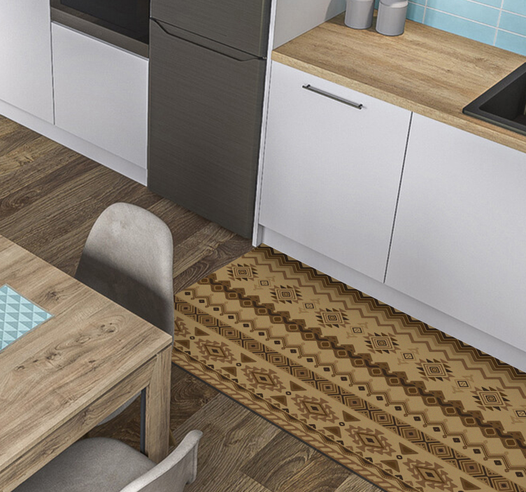 Etninio kiliminio dizaino vinilo kilimėliai - „Tenstickers“